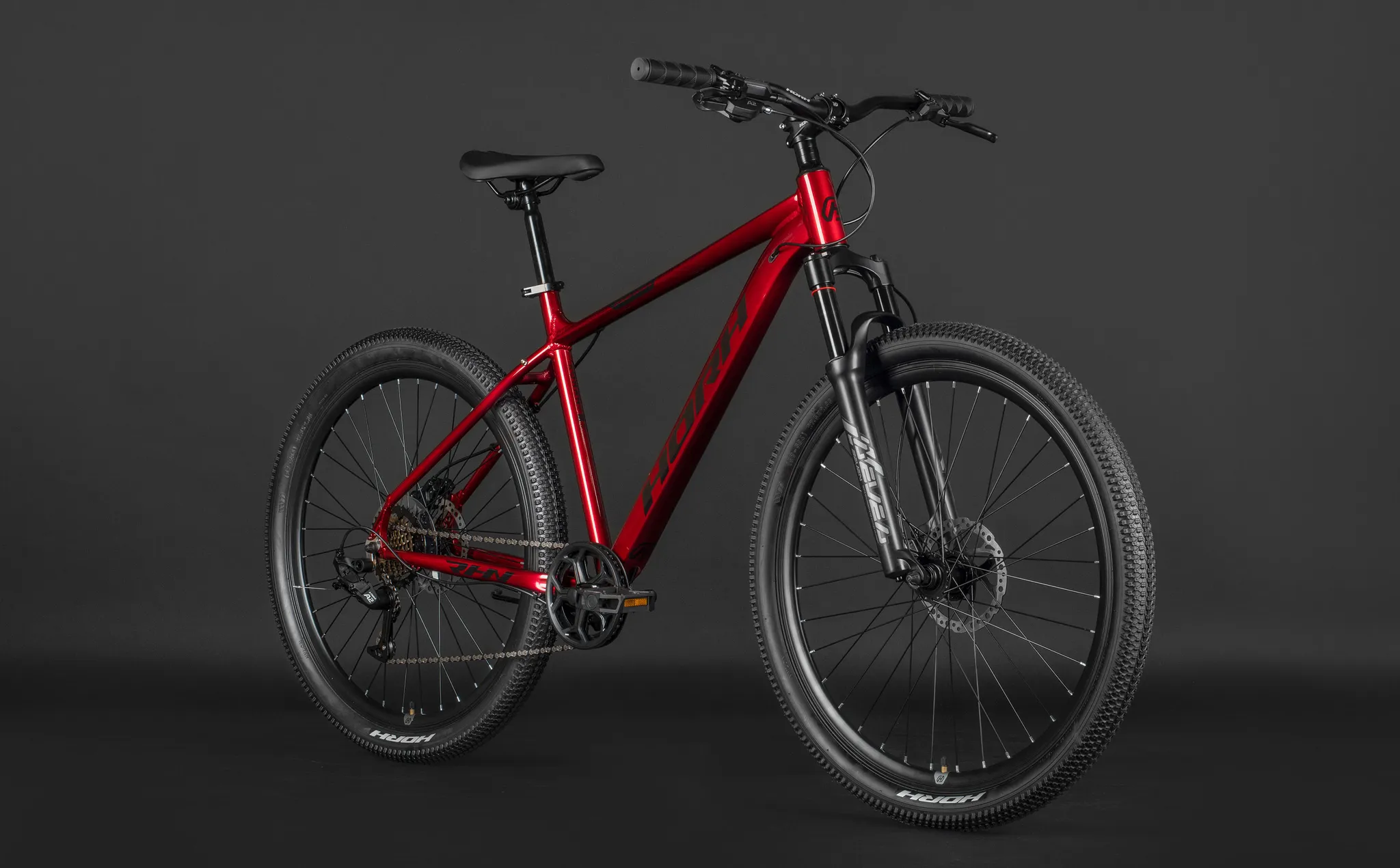 Велосипед HORH ROHAN RHD7.0 27,5" 2025 RED BLACK