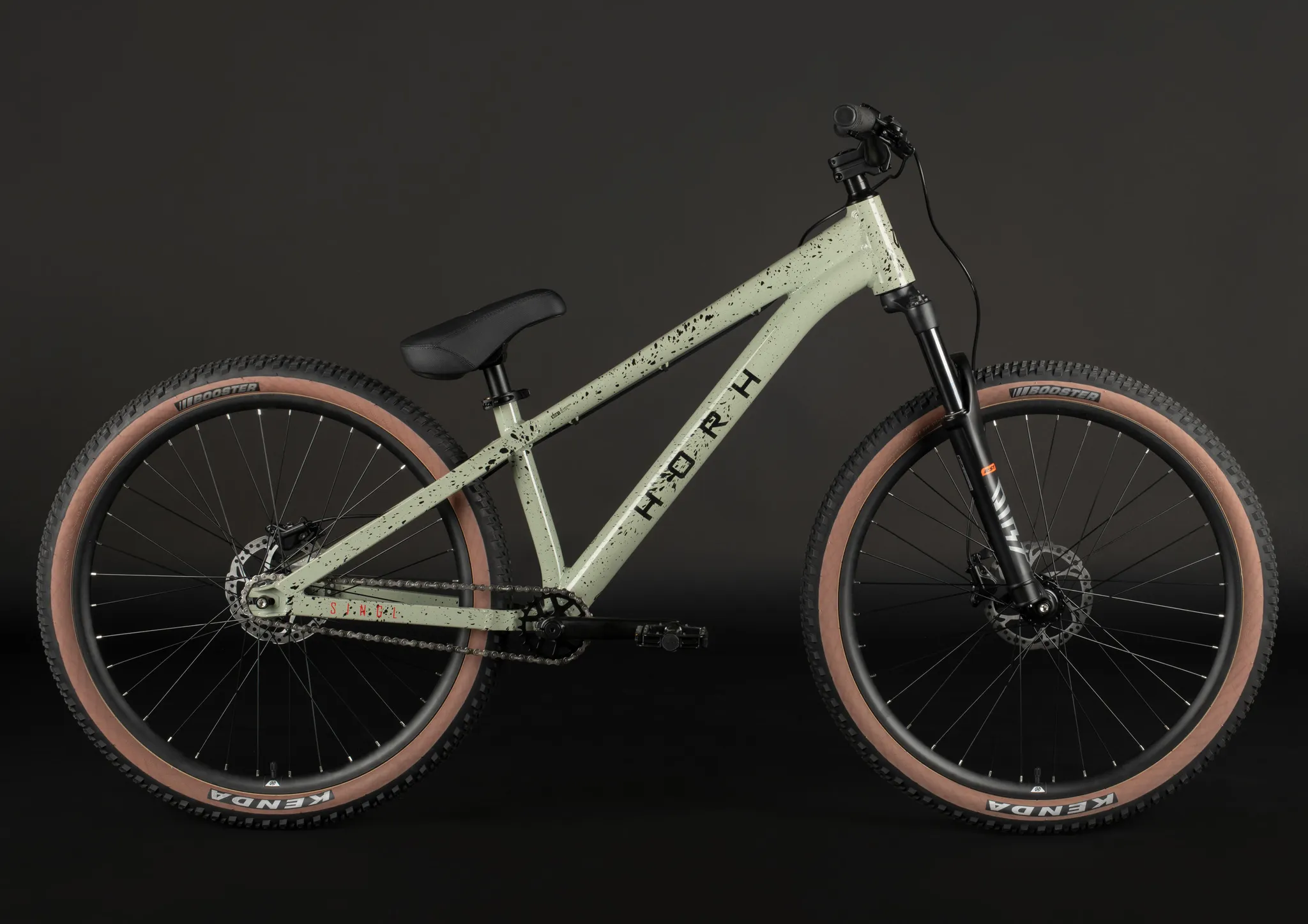 Велосипед HORH STAKE Single 26" 2024 -Black-Grey