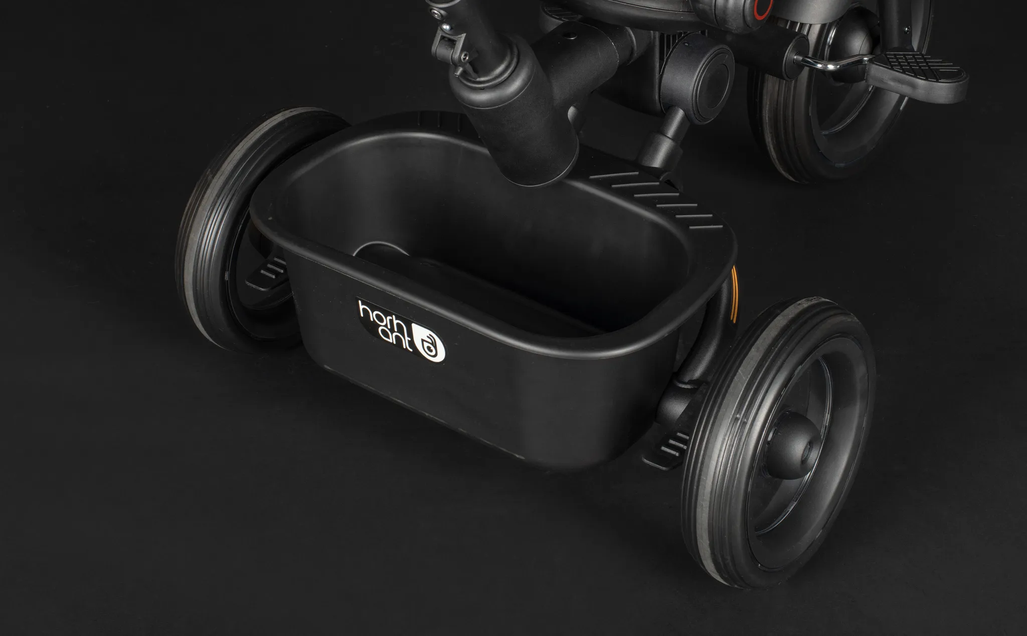 Велосипед трёхколёсный HORH 12/10" 2025 чёрно-красный